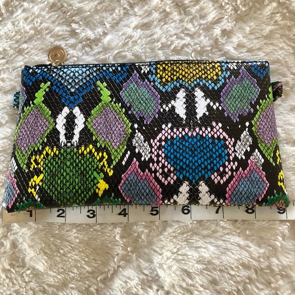 PAOTMBU Multicolor Ankle Strap Block Heel Sandals and Matching Bag 🔆 - Picture 10 of 12